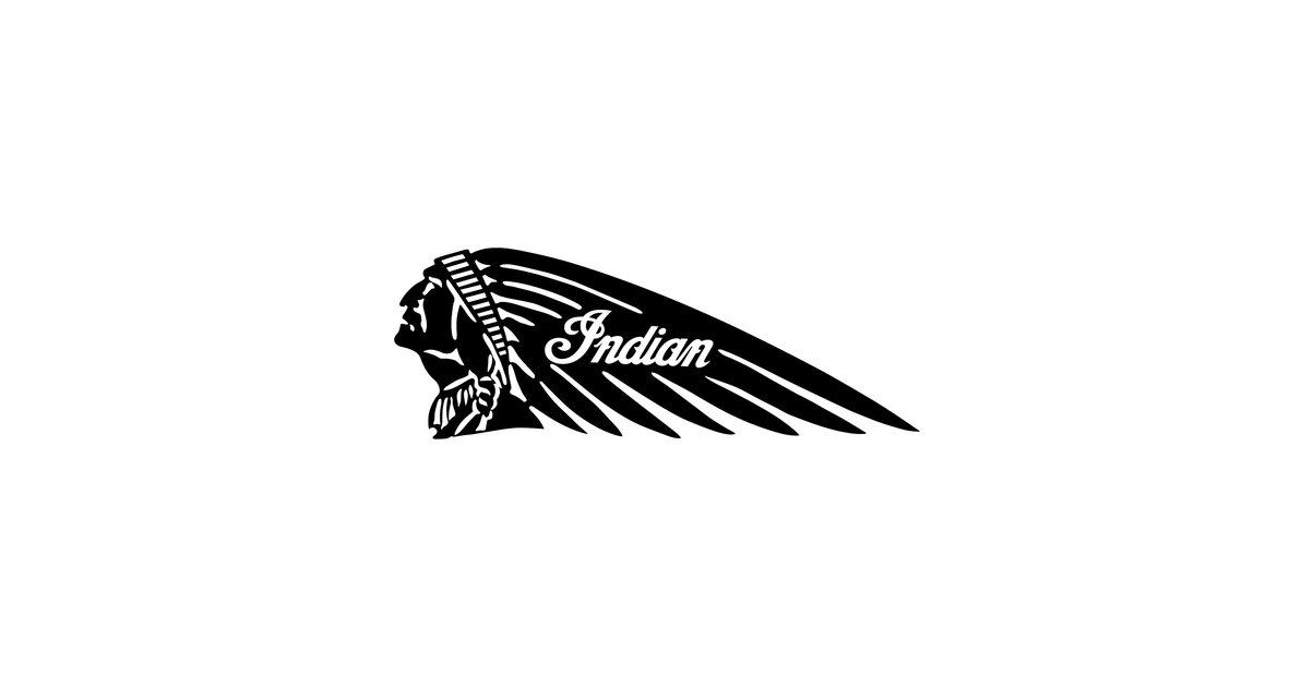 Lot De 2 Stickers Autocollants Indian Motorcycle - Déco Moto, Réservoir, Casque